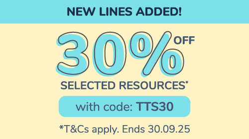 Get 30% off Early Years and Curriculum Resources