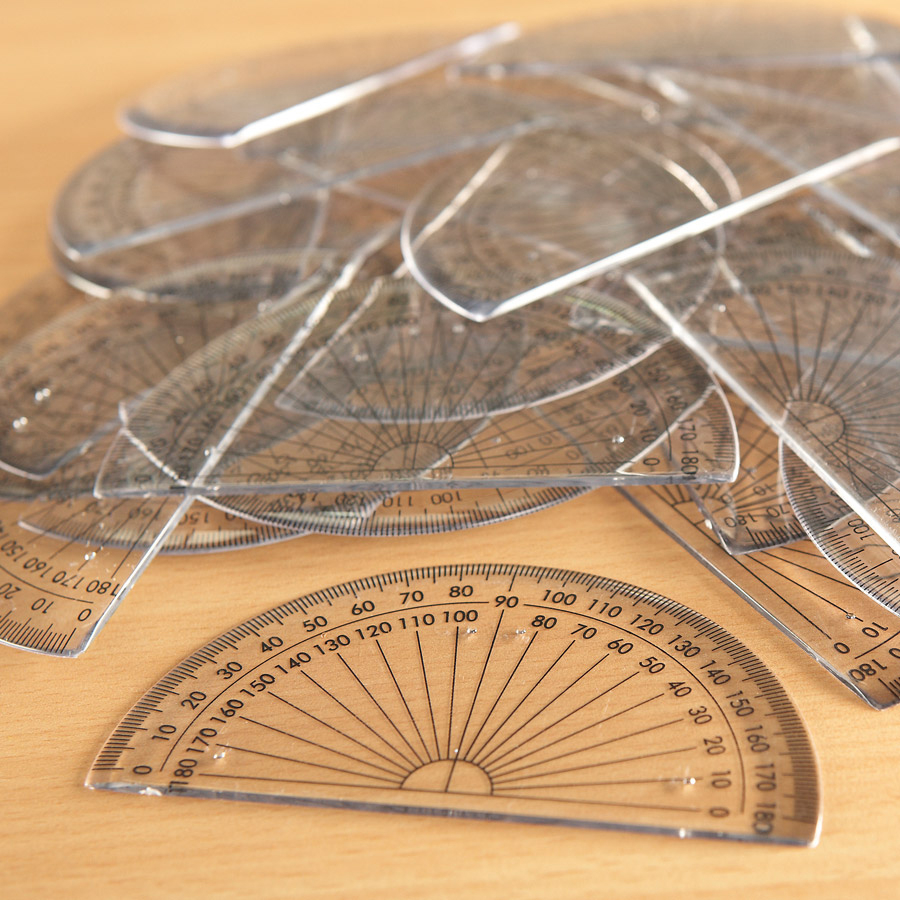 180 Degree Protractor Packs  hi-res
