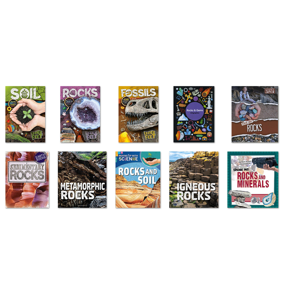 KS2 - Rocks, Soils, Minerals and Fossils - Book Pack  hi-res