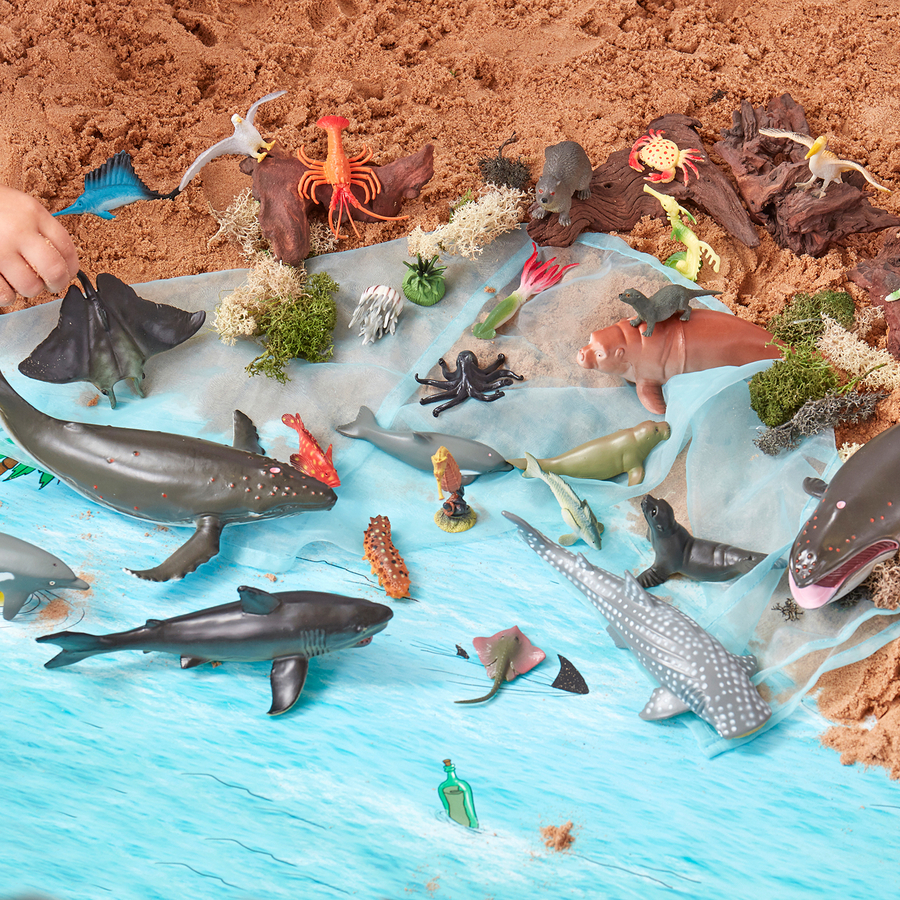 Small World Ocean Animal Collection 21pcs  hi-res