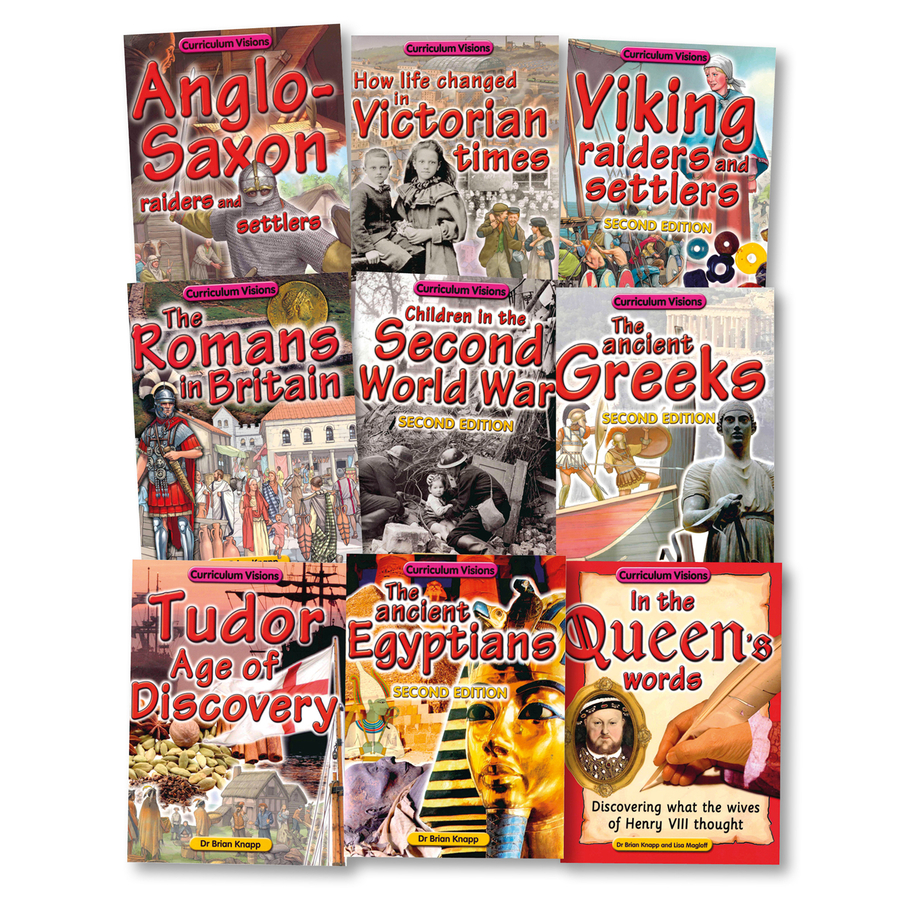 UKS2 History Curriculum Books 9pk  hi-res