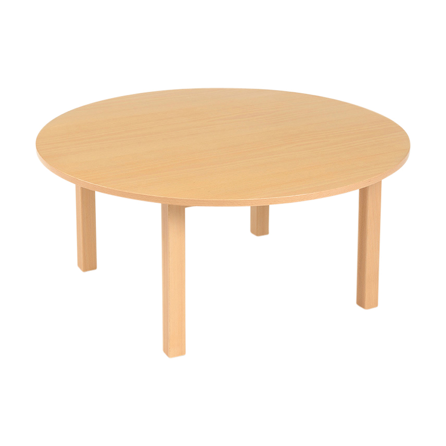 Essentials Beech Circular Table  hi-res