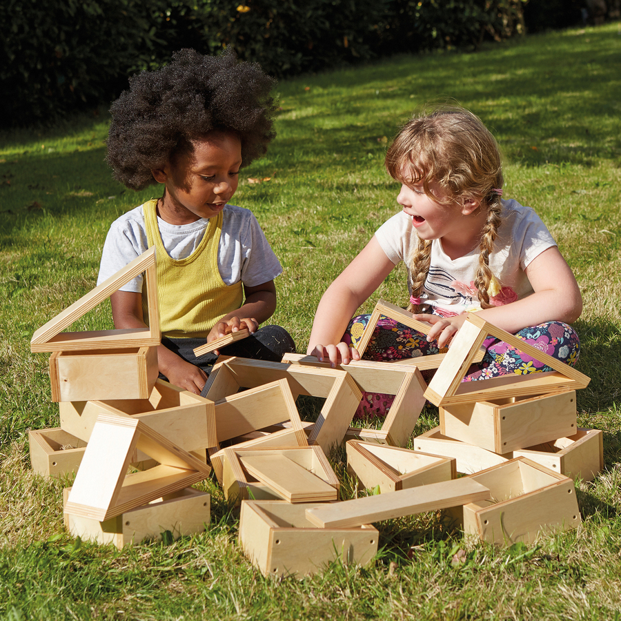 Hollow Blocks, Children's Wooden Hollow Blocks