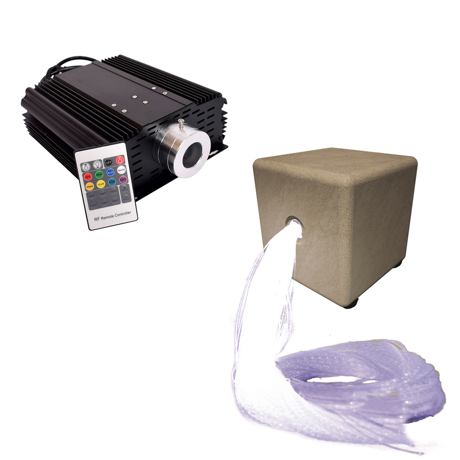 Padded Seat with Fibre Optics and Light Source Set  hi-res