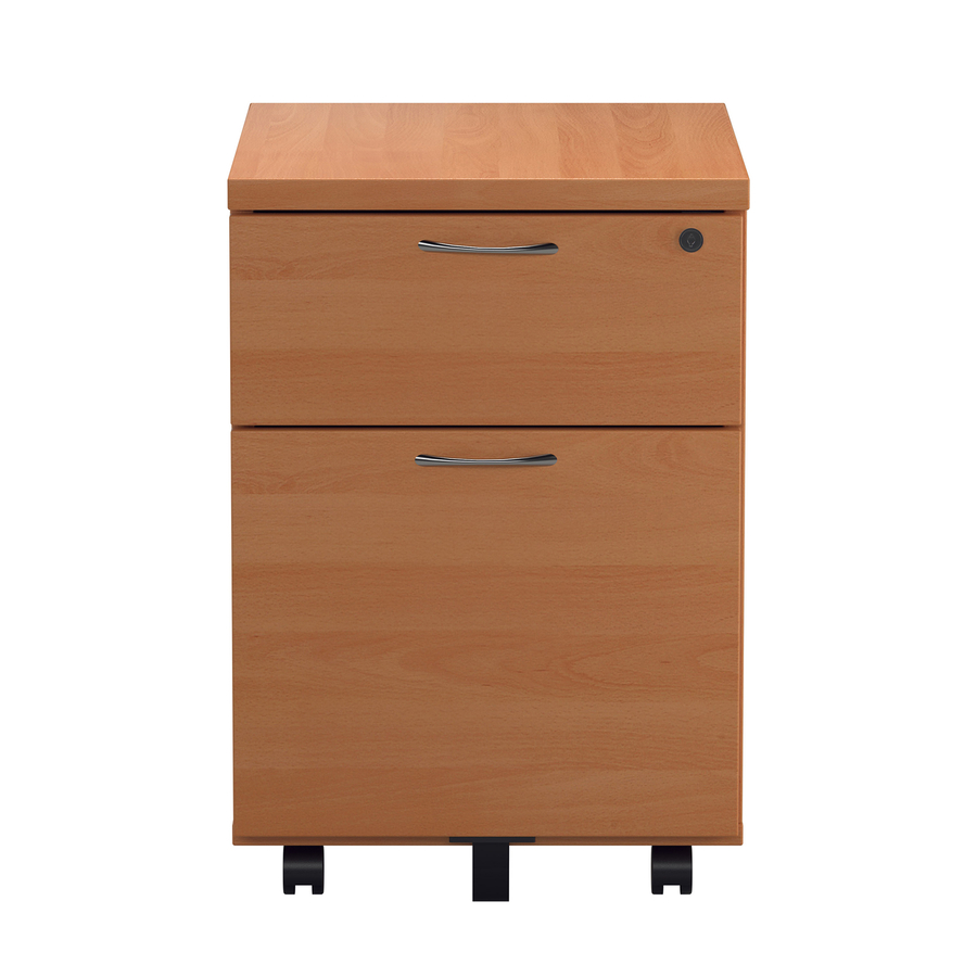 Mobile Under Desk Wooden Pedestals  hi-res