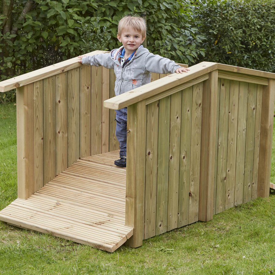 Outdoor Wooden Bridge  hi-res