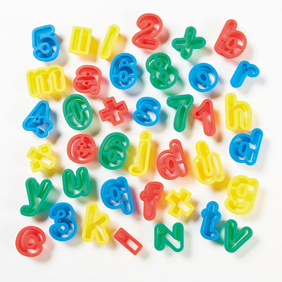 Play doh hot sale alphabet cutters