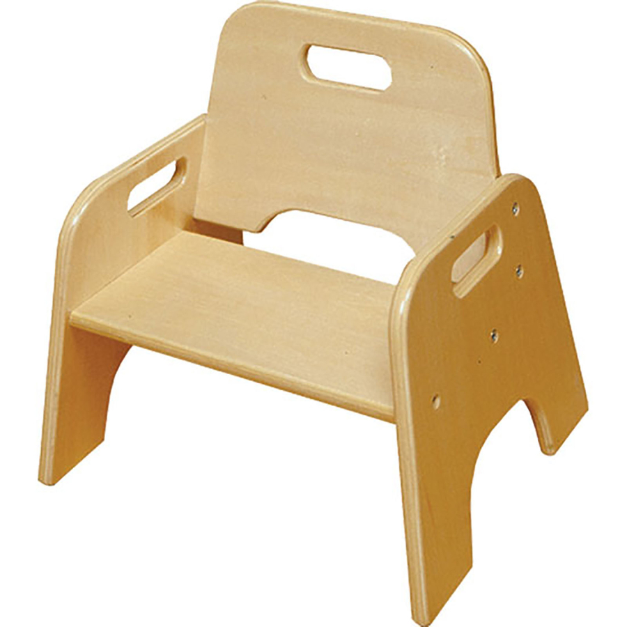 small wooden childs chair