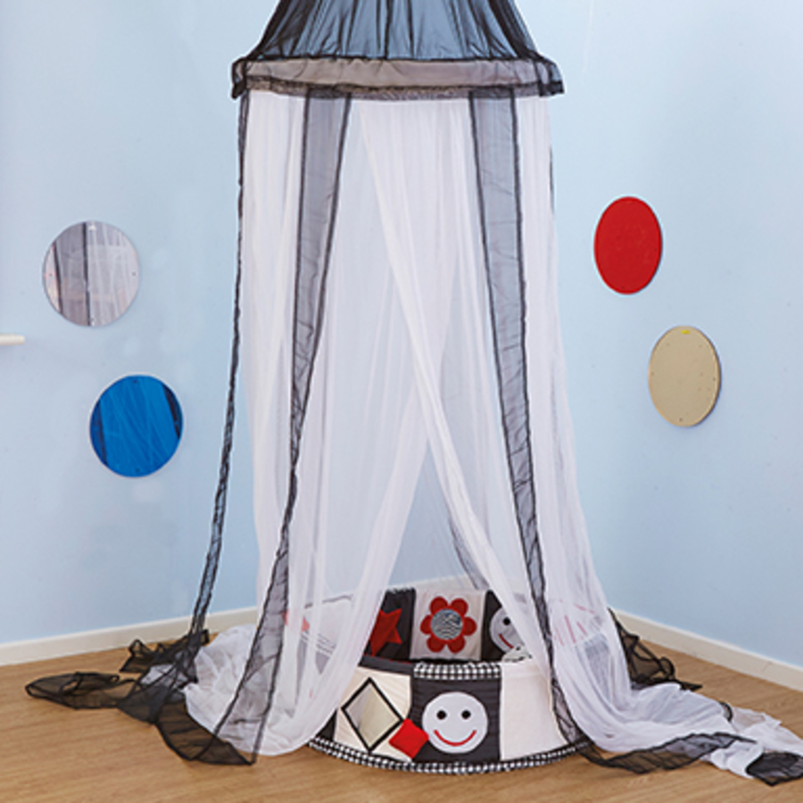 Black and White Canopy L285cm  hi-res