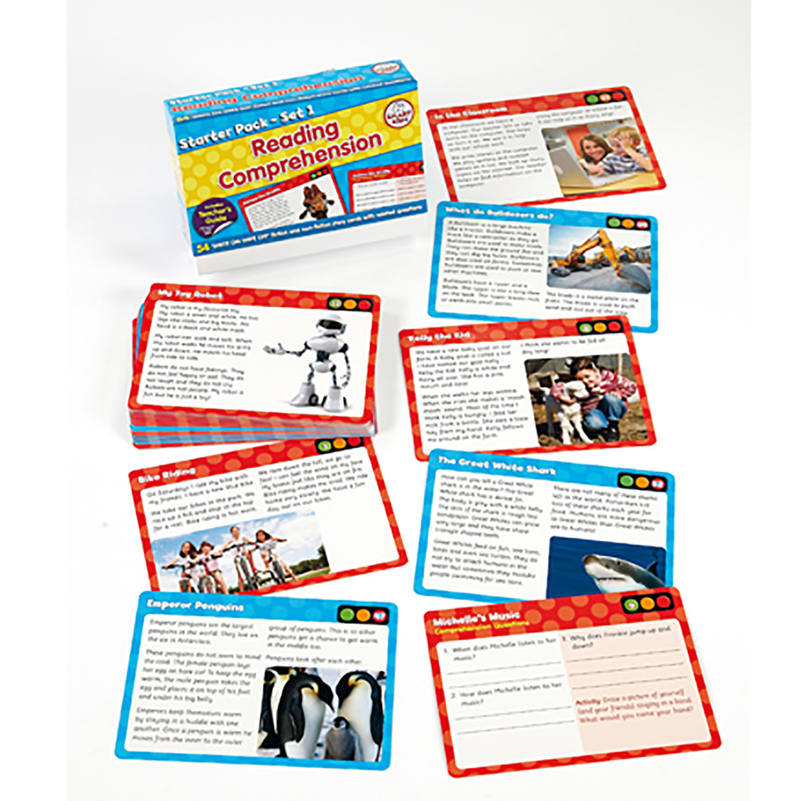 Reading Comprehension Cards  hi-res