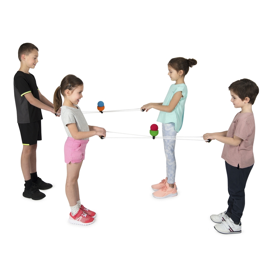 Cooperative Ropes Playground Game  hi-res