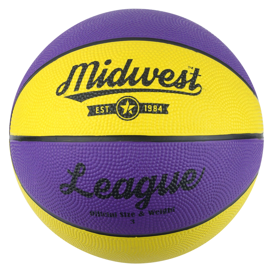 Midwest League Rubber Dimpled Basketball  hi-res