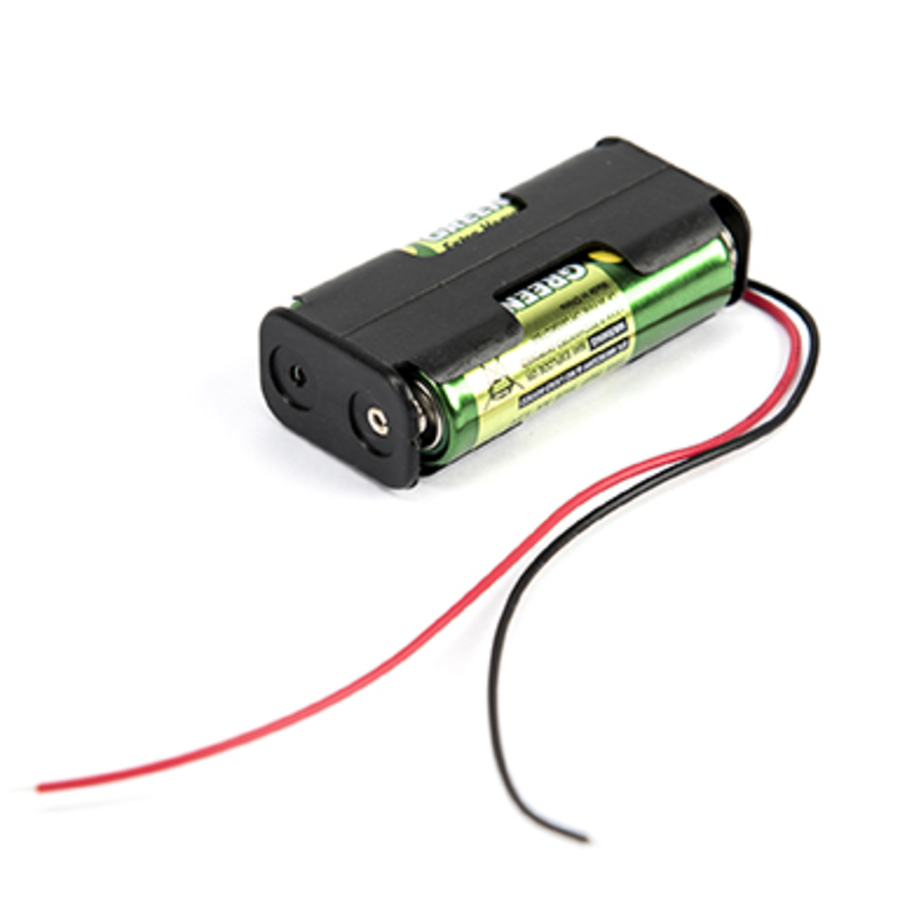 2 x AA Battery Holders with Leads  hi-res