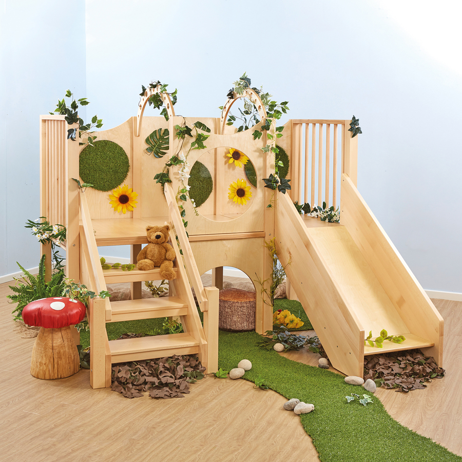 Buy Indoor Wooden Climb and Slide Unit | TTS Buy Indoor Wooden Climb and Slide Unit | TTS