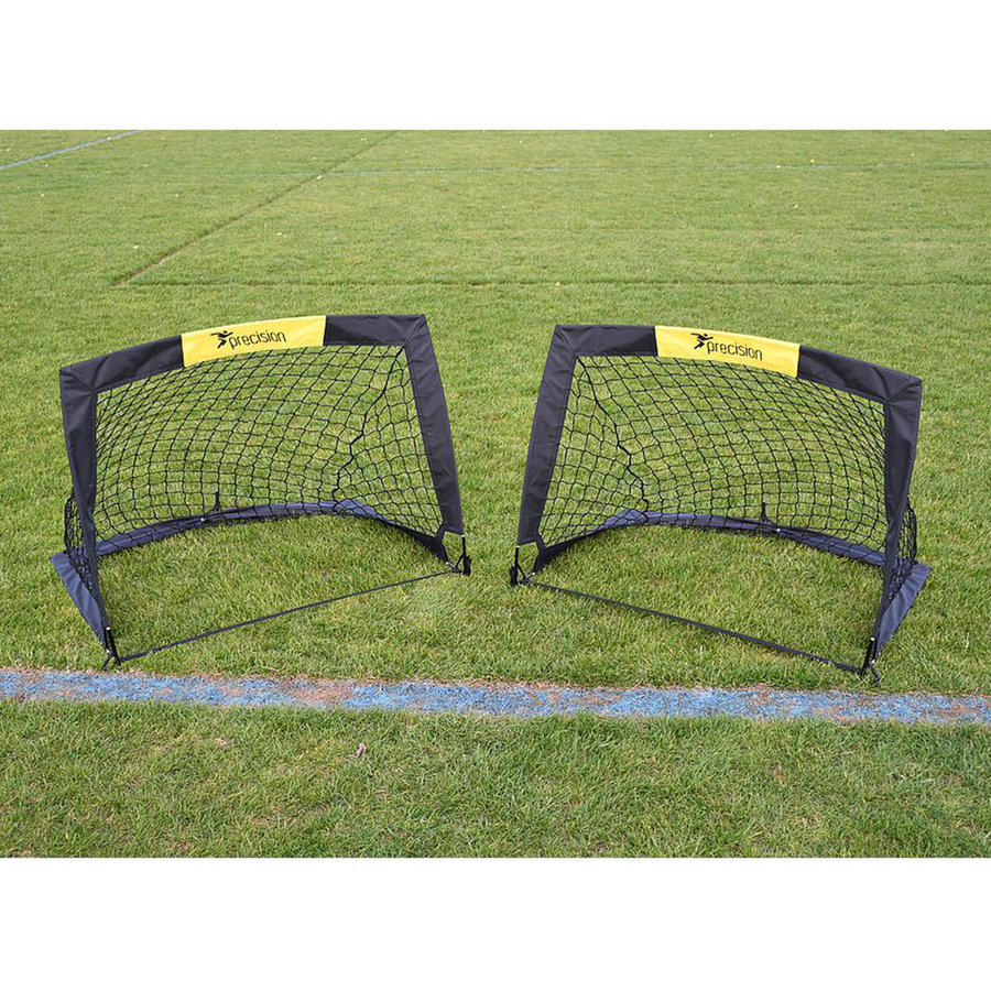 Precision Fold-a-Goal Pair 3 x 4ft  hi-res