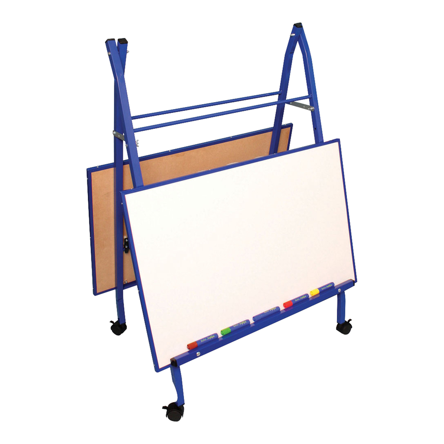 YoungStart Landscape Double Boarded A-Frame Whiteboard Easel  hi-res
