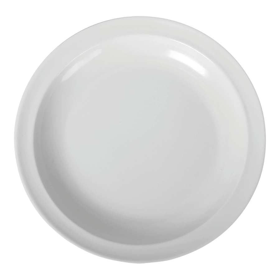 White Melamine Plates  hi-res