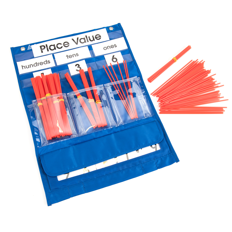 buy counting and place value pocket chart tts place value pocket charts