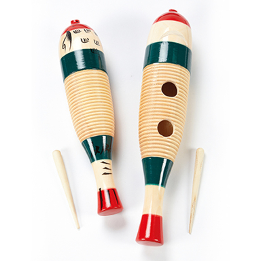 Guicharo Scraper - 19-Tine Wood Percussion Instrument For Latin Music