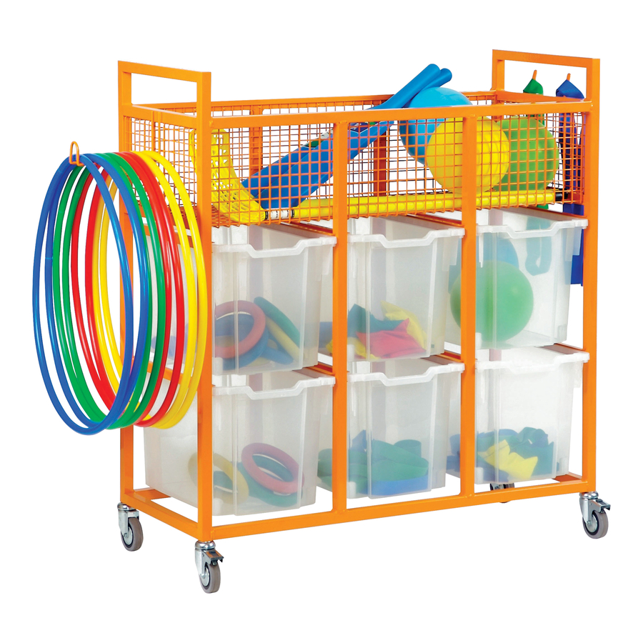 Monarch Coloured Sports Storage Trolleys  hi-res