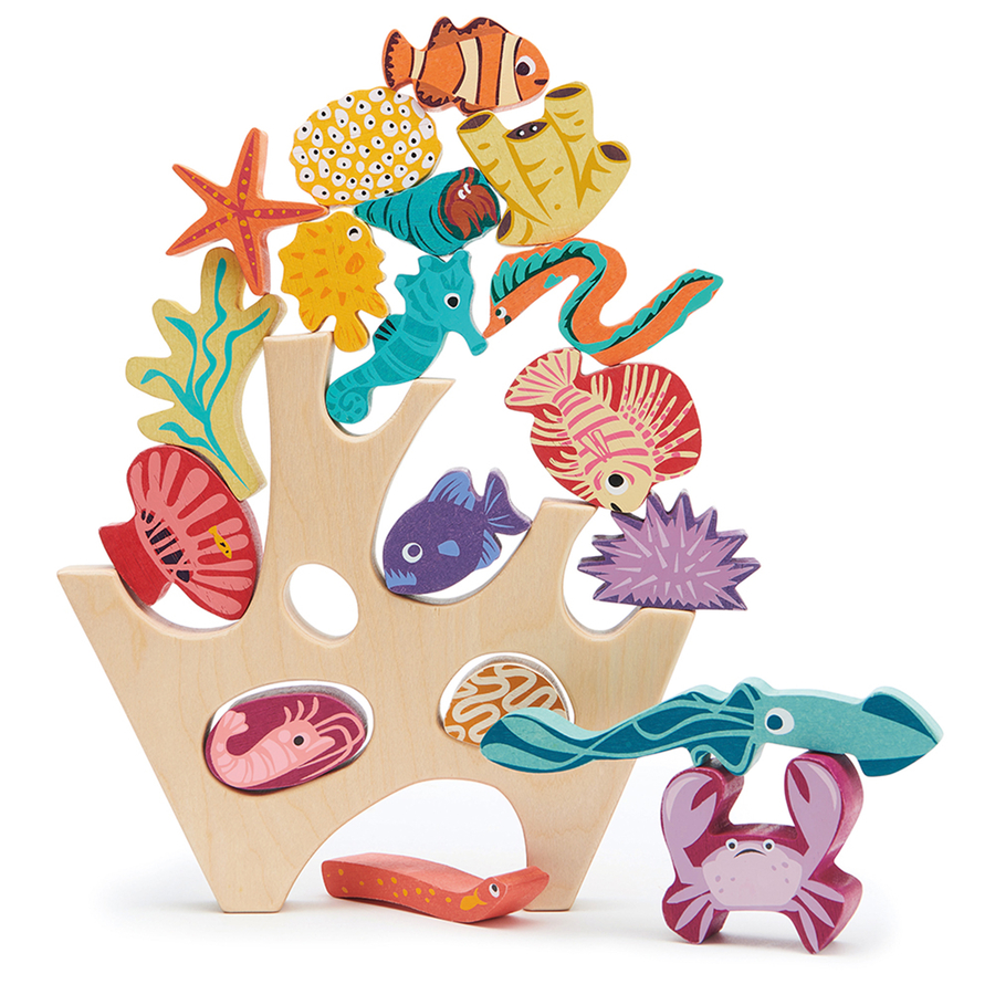Wooden Stacking Coral Reef 18pcs  hi-res