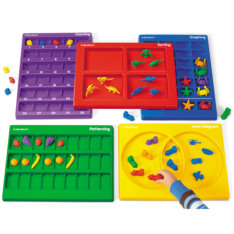 Hands-On Colourful Sorting Trays - Complete Set  hi-res