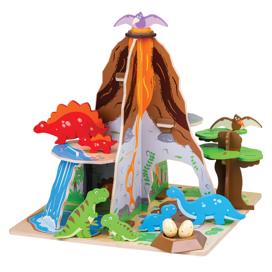 Dinosaur Island Scene  hi-res