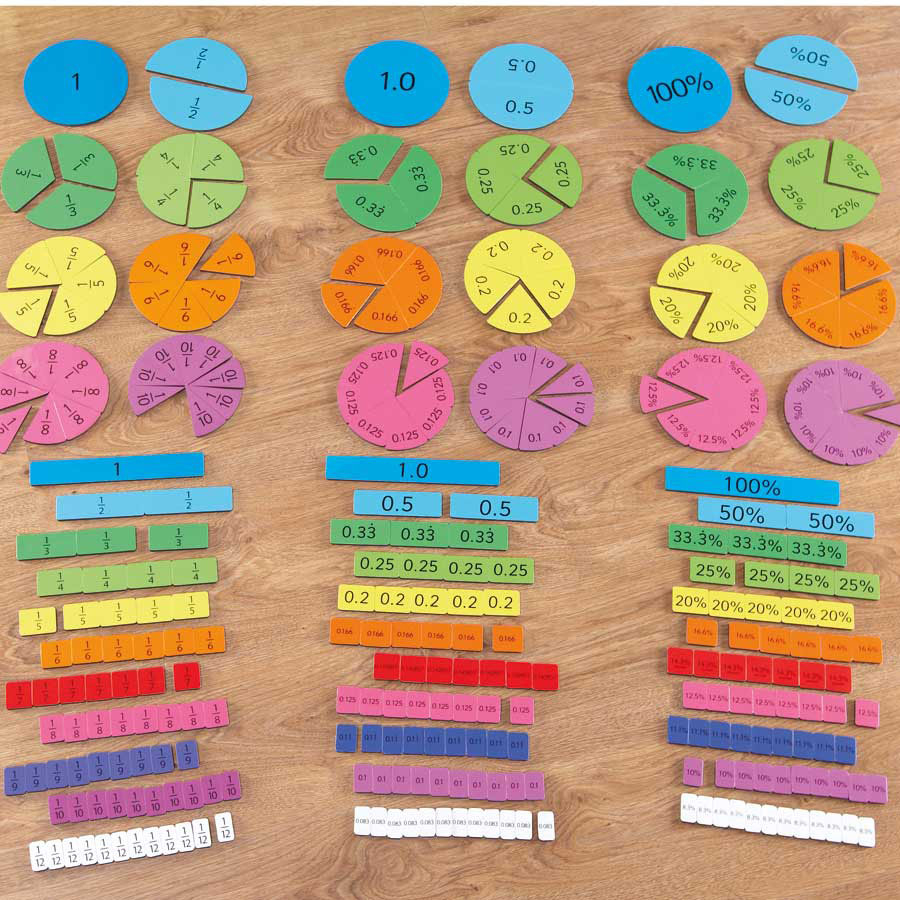 Magnetic Fraction Tiles Multi Buy Pack 324pcs  hi-res