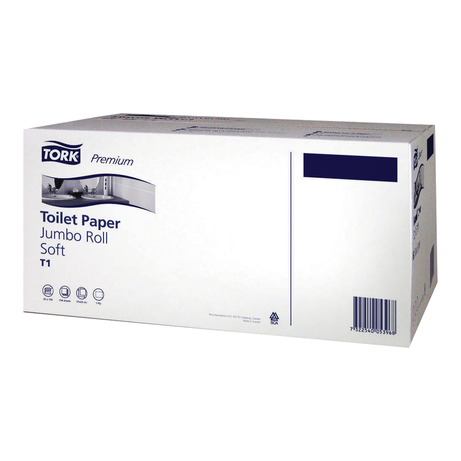 TORK® Premium Jumbo Toilet Rolls 2 Ply 6pk  hi-res