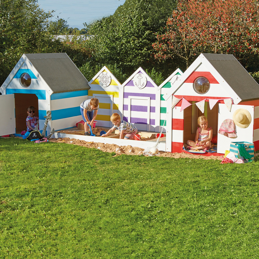 Seaside Village Sandpit and Decking  hi-res