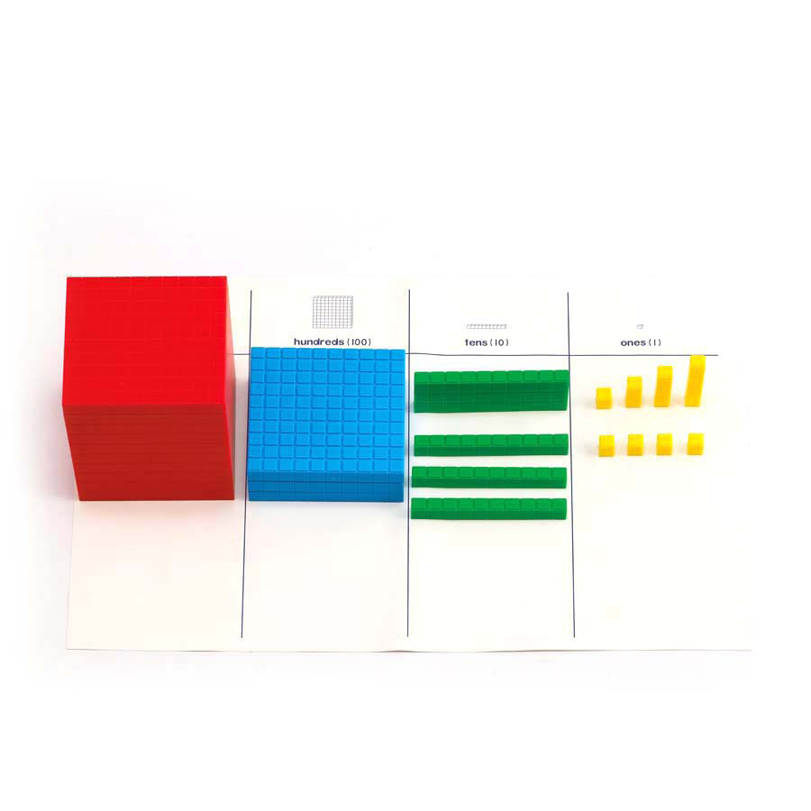 Plastic Interlocking Base Ten Set 121pc  hi-res