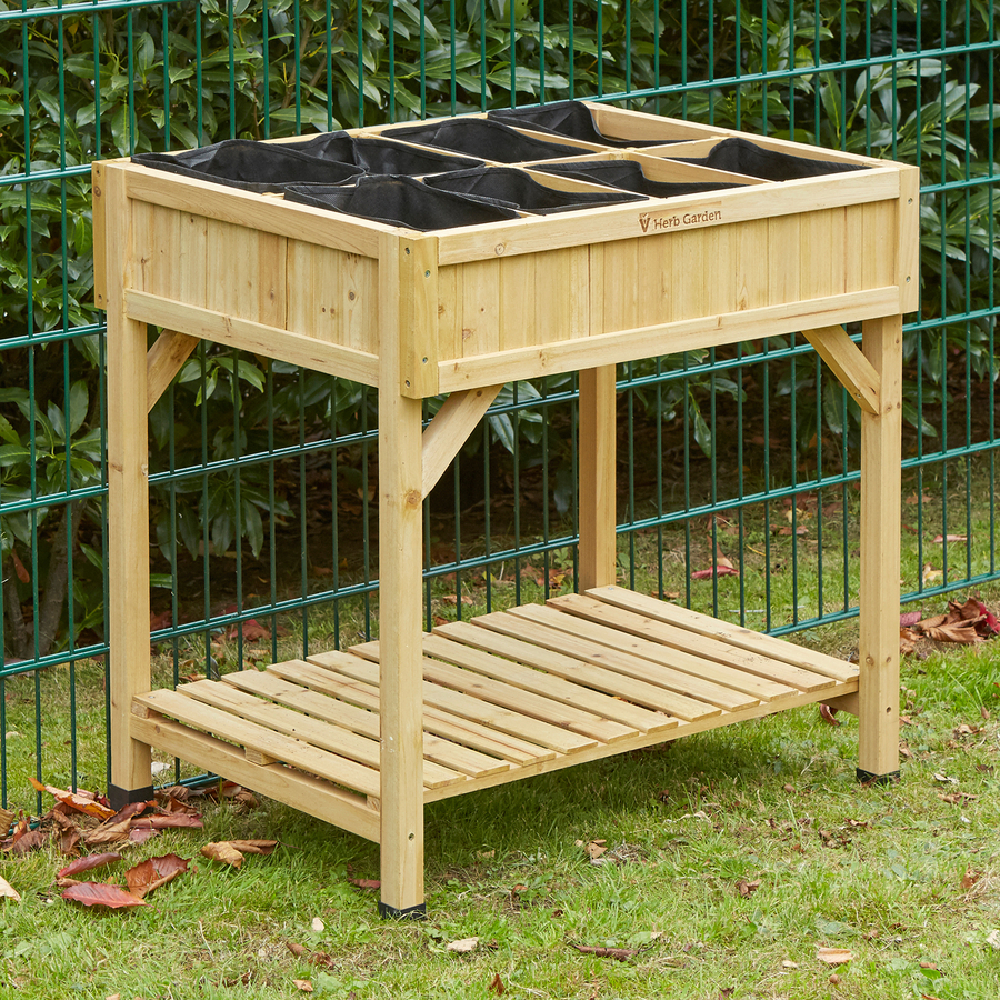 Herb Garden Natural Wood H80 x W78 x D58cm  hi-res