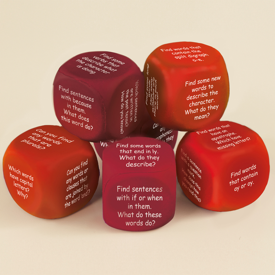 Grammar Through Guided Reading Dice  hi-res