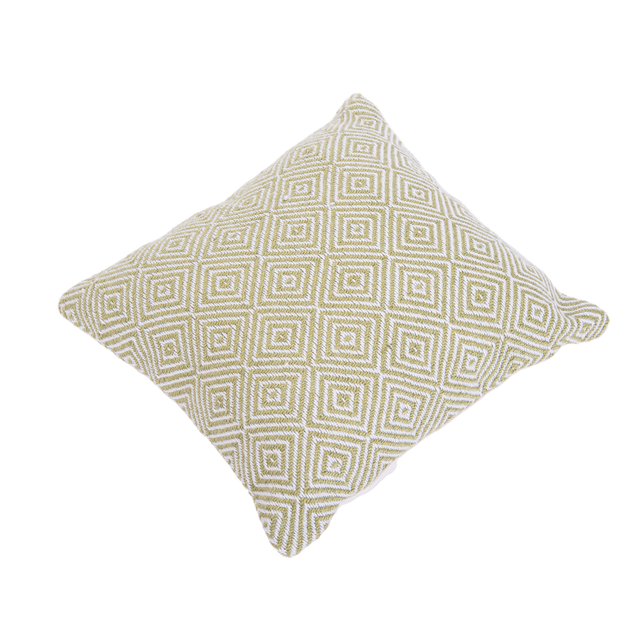 Eco Friendly Diamond Cushion Green  hi-res