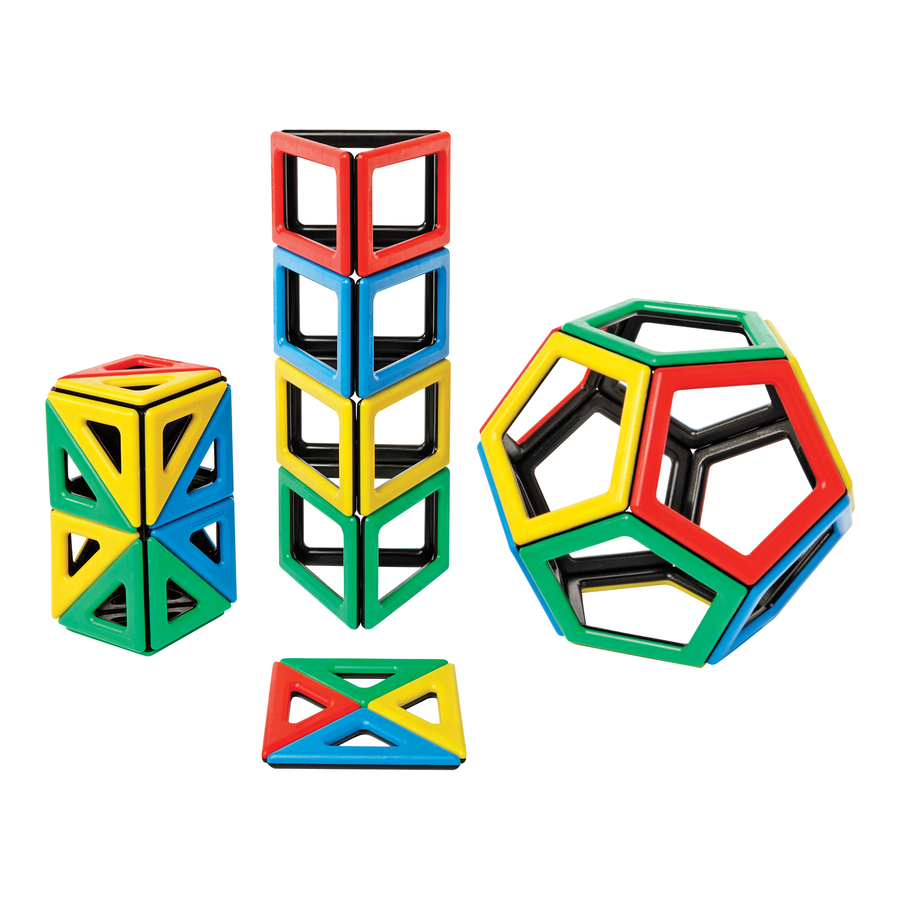Polydron Magnetic Extra Shapes Set  hi-res