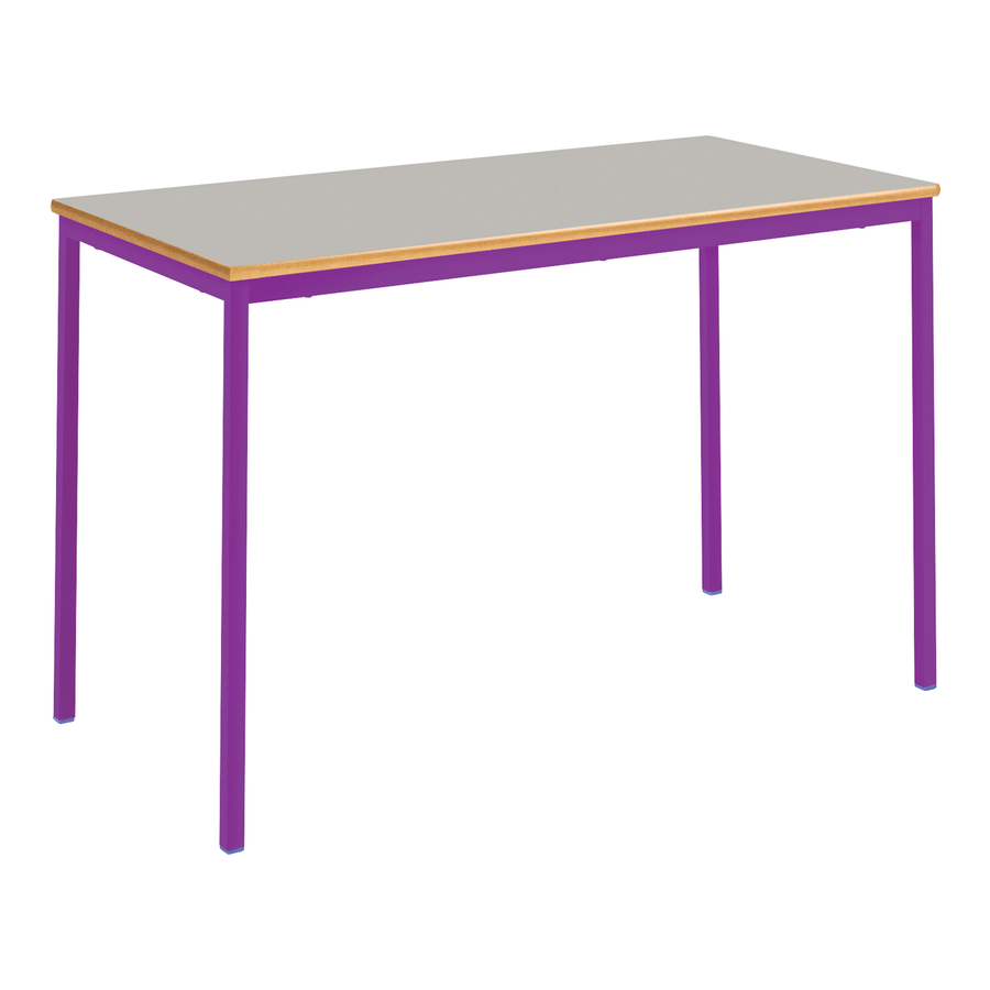 Welded Colour Frame Tables 110x55cm  hi-res