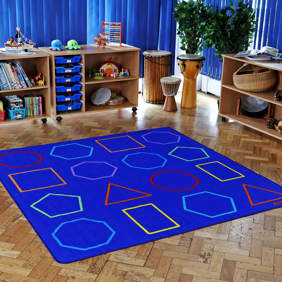 Essentials Geometric Shapes Carpet 2m x 2m  hi-res