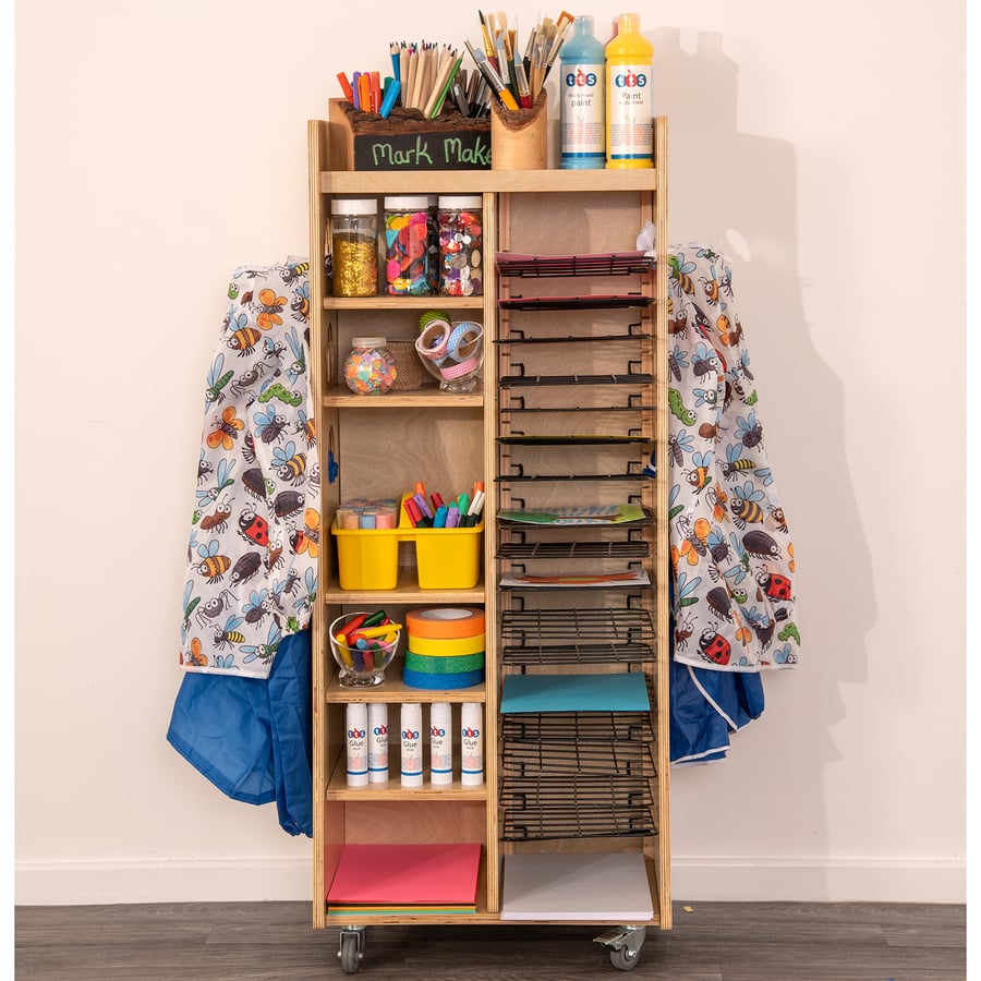 Art store cupboard storage