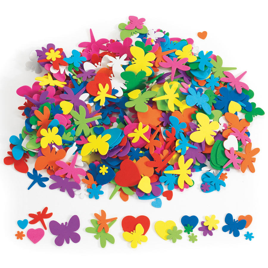 Foam Shapes Assortment 500pk  hi-res