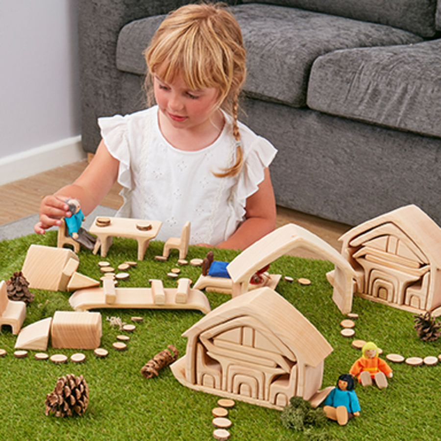 Wooden Nesting Houses 3pk  hi-res