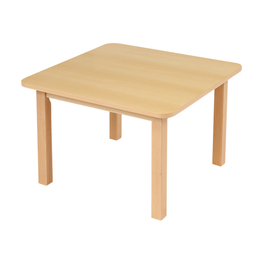 Essentials Beech Square Table  hi-res