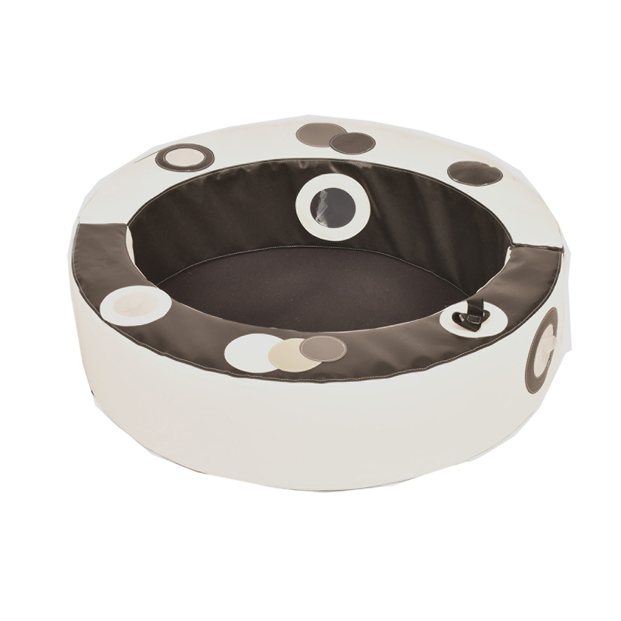 Black and White Padded Wipe Clean Baby Playring  hi-res