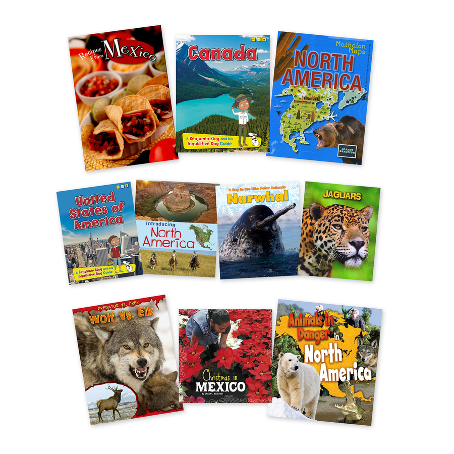 North America Book Pack 8pk  hi-res