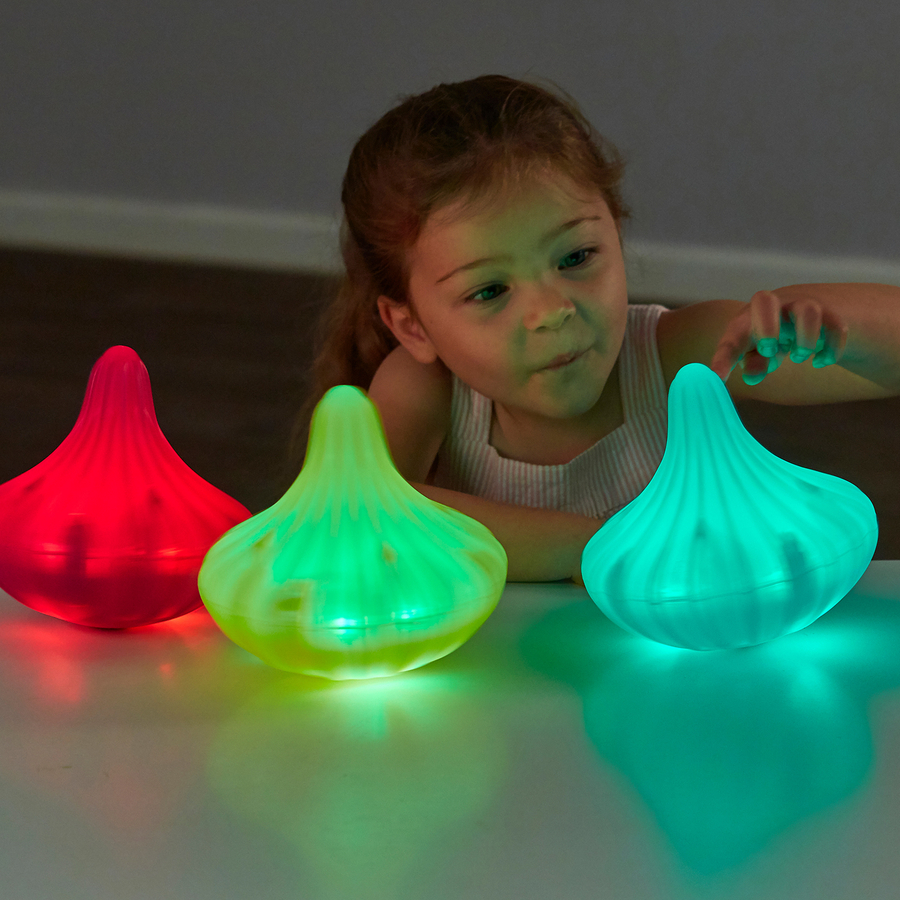 Light up hot sale spinning toys