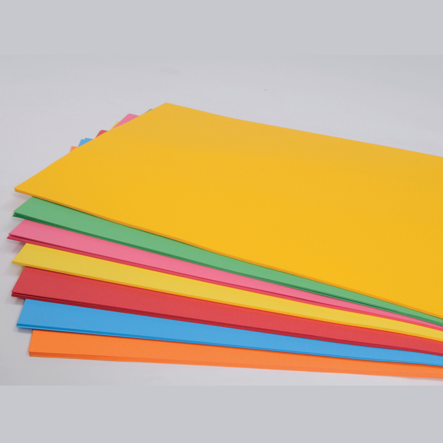 Brightly Coloured Mounting Paper 160gsm 100pk  hi-res