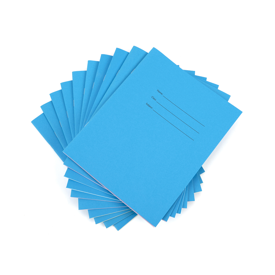 Tinted Squared Maths A5 Exercise Books 10pk  hi-res