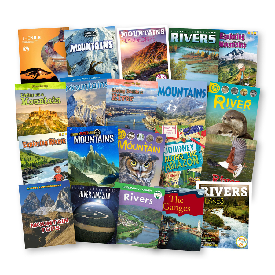 Mountains and Rivers Book Pack KS2 20pk  hi-res