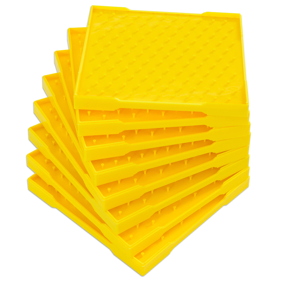 Double-Sided Stackable Isometric Geoboard  hi-res