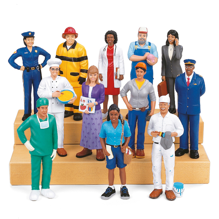 Small World Plastic Community Block People  hi-res