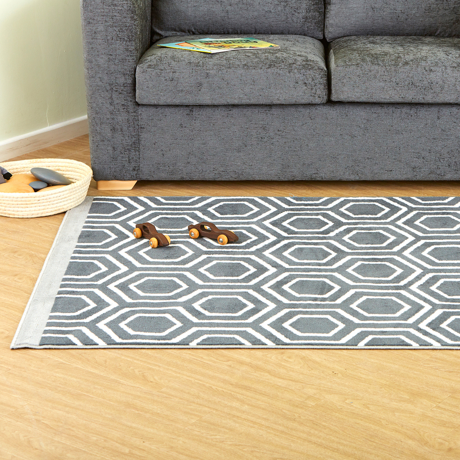 TTS Hexagonal Patterned Rug  hi-res